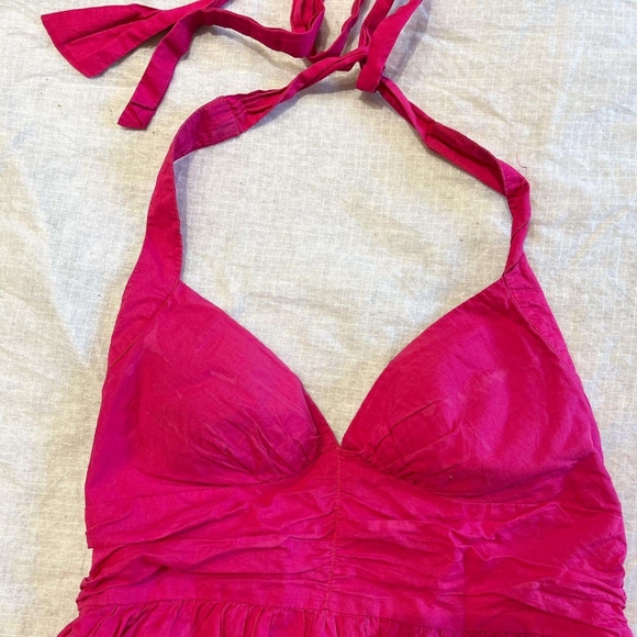 Pink cotton dress - Picture 4 of 4